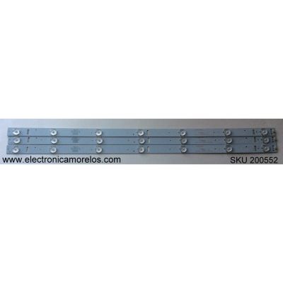 KIT DE LED PARA TV / ELEMENT LC320TU2A / AHKK32D07-ZC14DF-05 / 303AK320031 / MODELO ELEFT326